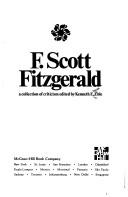 Cover of F. Scott Fitzgerald by Kenneth Eugene Eble