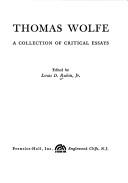 Cover of Thomas Wolfe by Louis Decimus Rubin