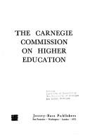 Front cover of The Carnegie Commission on Higher Education by Lewis B. Mayhew