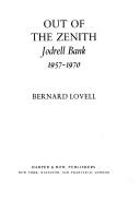 Cover of Out of the Zenith by Sir Bernard Lovell