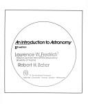 Cover of An introduction to astronomy by Laurence W. Fredrick
