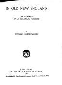 Cover of In old New England by Hezekiah Butterworth