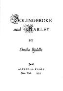 Front cover of Bolingbroke and Harley by Sheila Biddle