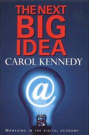 Cover of The Next Big Idea by Carol Kennedy