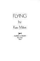 Cover of Flying by Kate Millett