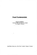 Cover of Food fundamentals by Margaret McWilliams