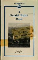 Cover of A Scottish ballad book by Buchan, David