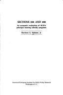Cover of Sections 235 and 236 by Harrison G. Wehner
