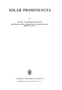 Cover of Solar prominences by E. Tandberg-Hanssen