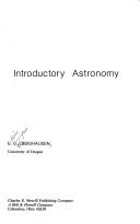 Cover of Introductory astronomy by E. G. Ebbighausen