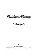 Cover of Bloodwhispers/Blacksongs by C. Gene Drafts