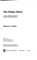 Front cover of The violent home by Richard J. Gelles