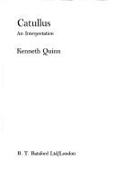 Cover of Catullus by Kenneth Quinn