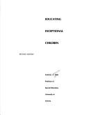 Cover of Educating exceptional children by Samuel A. Kirk