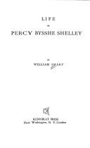 Front cover of Life of Percy Bysshe Shelley by Sharp, William