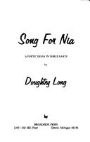 Front cover of Song for Nia by Doughtry Long