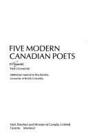 Front cover of Five modern Canadian Poets by Eli Mandel