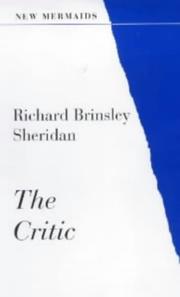 Cover of Critic by Richard Brinsley Sheridan