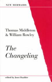 Cover of The changeling by Thomas Middleton