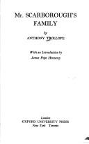 Front cover of Mr. Scarborough's Family by Anthony Trollope