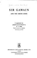 Front cover of Sir Gawain and the Grene Gome by Jones, R. T.