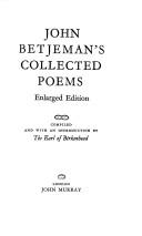 Cover of Collected poems by John Betjeman