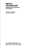 Cover of Mental retardation by Jerome H. Rothstein