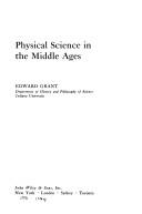 Front cover of Physical science in the Middle Ages by Edward Grant