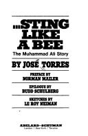 Cover of Sting like a bee by José Torres