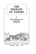 Front cover of The therapy of poetry by Mary Rachel Harrower