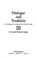 Cover of Dialogue and Tradition by Jacob B. Agus