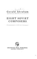 Cover of Eight Soviet composers by Gerald Abraham