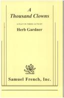 Cover of A thousand clowns by Herb Gardner