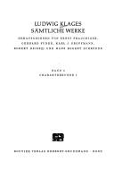 Cover of Sämtliche Werke by Ludwig Klages