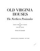 Front cover of Old Virginia houses by Emmie Ferguson Farrar
