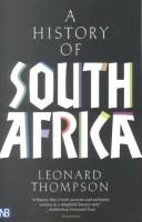 Front cover of A history of South Africa by Leonard Monteath Thompson