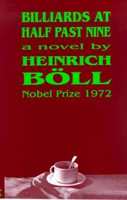 Front cover of Billard um halb zehn by Heinrich Böll