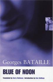 Cover of Bleu du ciel by Georges Bataille