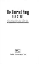 Cover of The doorbell rang by Rex Stout