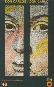 Cover of Don Carlos by Giuseppe Verdi