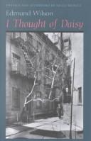 Front cover of I thought of Daisy by Edmund Wilson