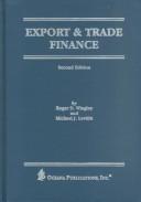 Cover of Export & trade finance by Roger D. Wiegley