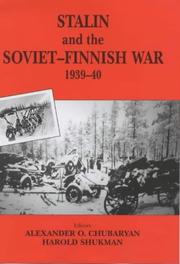 Front cover of Stalin and the Soviet-Finnish War, 1939-1940 by E. N. Kulʹkov