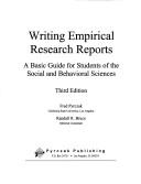 Cover of Writing Empirical Research Reports by Fred Pyrczak