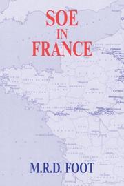 Front cover of SOE in France by M. R. D. Foot