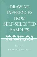 Cover of Drawing inferences from self-selected samples by Howard Wainer