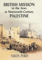 Front cover of British Mission to the Jews in Nineteenth-century Palestine by Yaron Perry