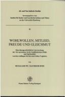 Front cover of Wohlwollen, Mitleid, Freude und Gleichmut by Mudagamuwe Maithrimurthi