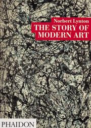 Front cover of The story of modern art by Norbert Lynton