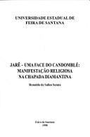 Cover of Jarê, uma face do candomblé by Ronaldo de Salles Senna